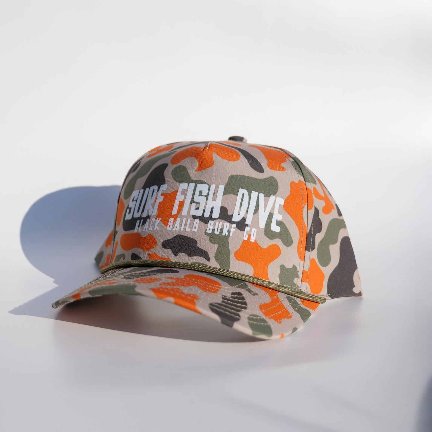 Surf Fish Dive Duck Camo Hats