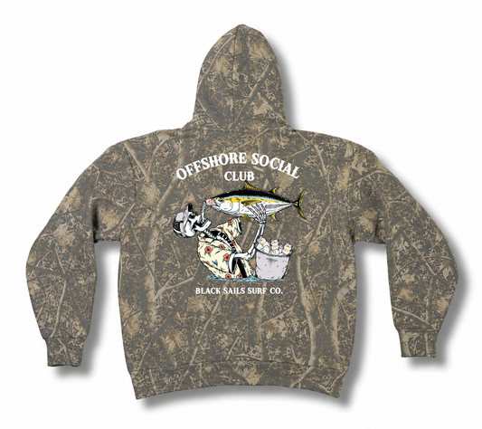 Offshore Social Club Camo Hoodie