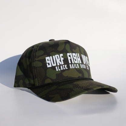 Surf Fish Dive Duck Camo Hats